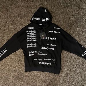 Palm Angels Ultra Logo-Printed Drawstring Hoodie XL